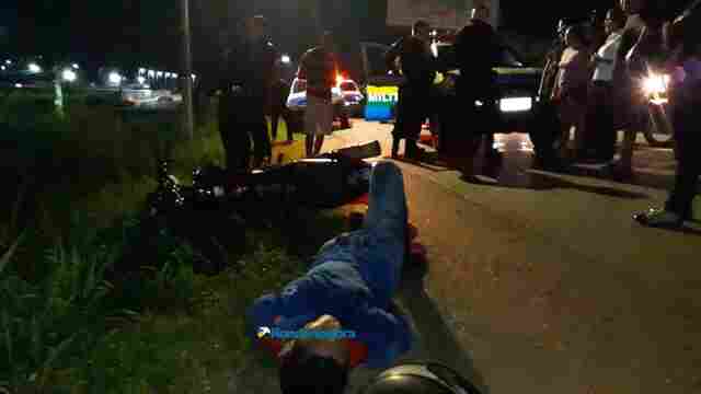 Adolescente é baleado após roubo e intensa fuga com comparsa na Capital