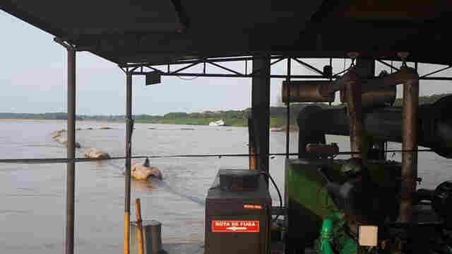 Mais de 940 mil m³ foram dragados do Rio Madeira em 2018