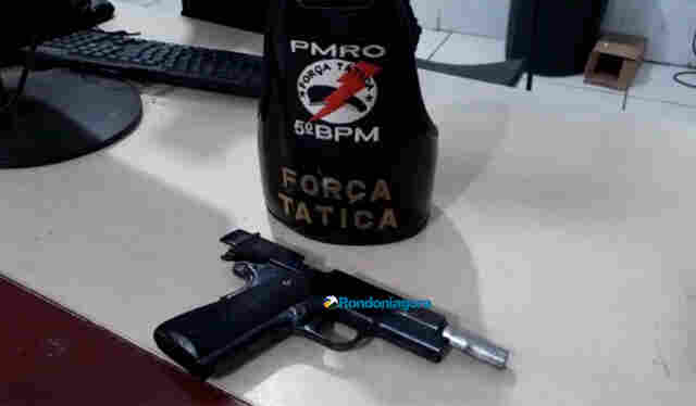 Homem é preso com pistola e diz que iria apenas vender por R$ 3,5 mil