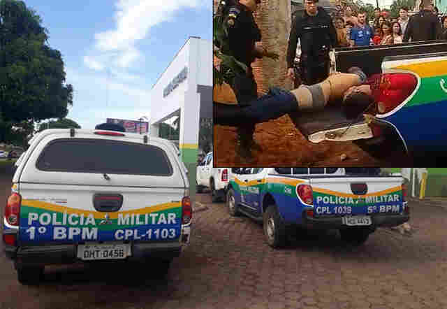 Vídeo: Um bandido morre e outro é gravemente ferido após roubo em Porto Velho