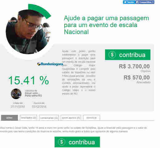 Família e amigos de estudante fazem vaquinha para custear participação em evento que simula negociações da ONU