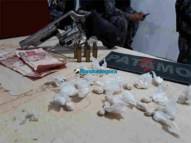 Apenado andava armado para vender drogas na Capital