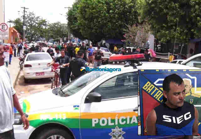 Vídeo: Ladrão é preso após tiroteio no centro de Porto Velho; bandido roubou R$ 5 mil