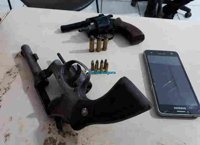 Bando é preso com duas armas e confessa que iria fazer assaltos na Zona Rural de Porto Velho