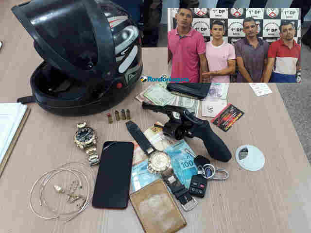 Quadrilha especialista em saidinha de banco é presa em Porto Velho