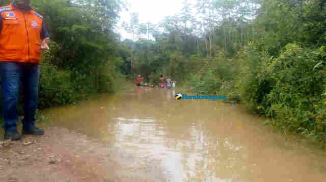 Cheia do Madeira alaga estrada e cerca de 130 famílias podem ficar isoladas no Ramal Maravilha