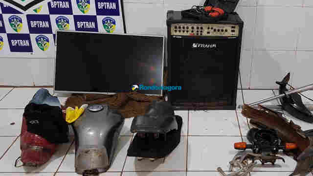 Casal é preso suspeito de tráfico e manter desmanche em casa