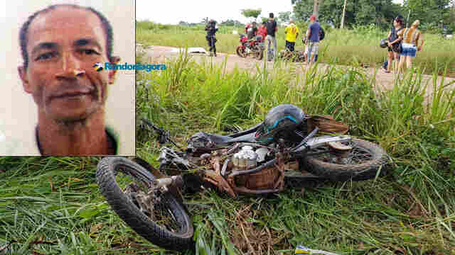 Idoso morre em colisão frontal de motocicletas na Zona Leste de Porto Velho