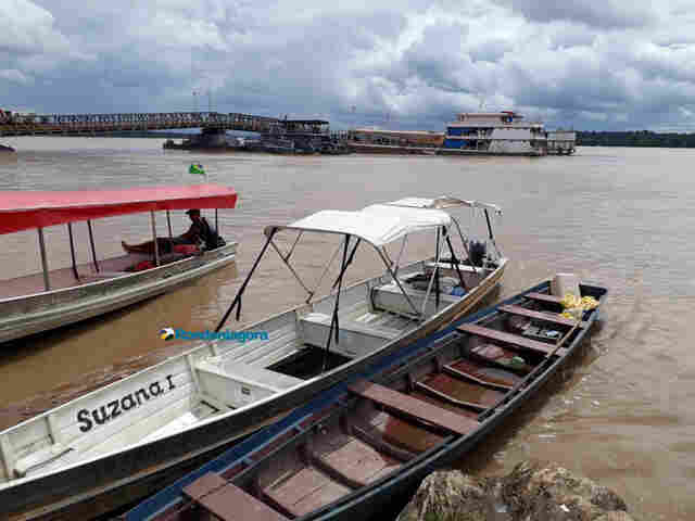 Marinha alerta donos de embarcações e passageiros sobre riscos durante cheia do Madeira