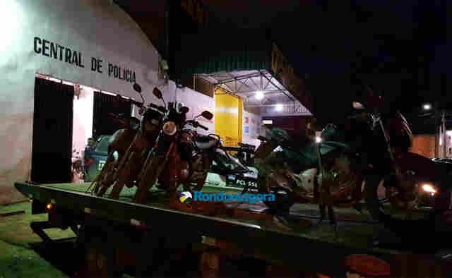 Após intensa fuga, Polícia prende criminoso e recupera quatro motos roubadas