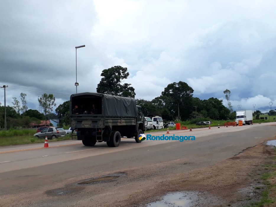 PCC em Porto Velho: Exército protege perímetro de 10 Km ao redor do Presídio Federal; Fotos e vídeo