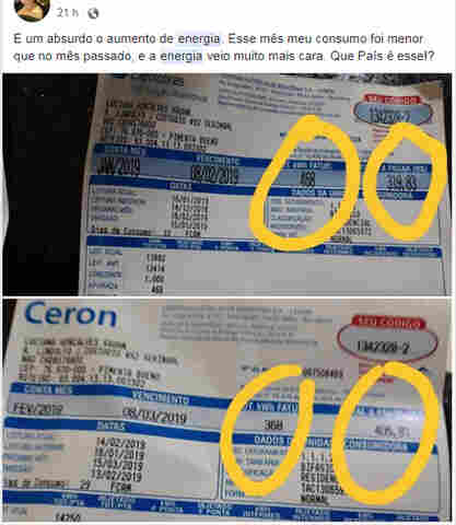 Energisa esclarece cobrança retroativa na conta em Rondônia