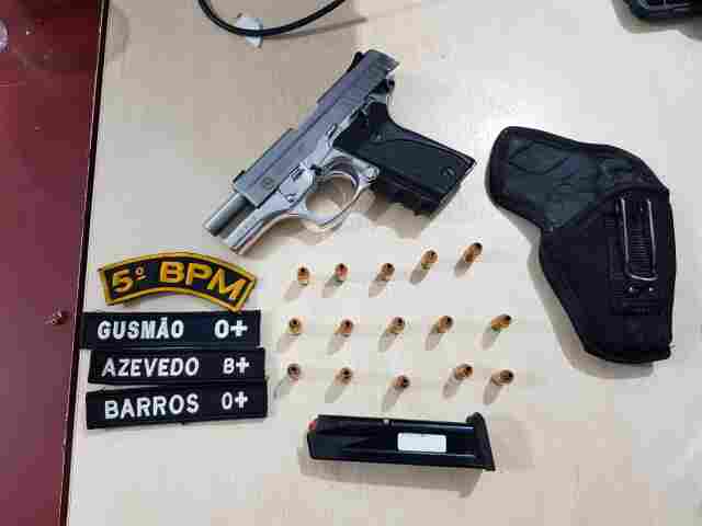 Após denúncia, PM detém empresário com pistola na Zona Leste