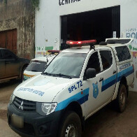 Presos pulam de viatura da Sejus na BR-364