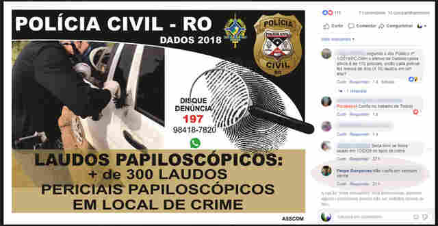 Jovem é preso armado após xingar policiais civis nas redes sociais