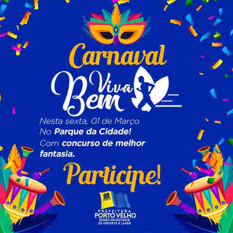 Projeto Viva Bem realiza aulão de carnaval no Parque da Cidade