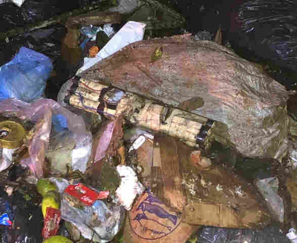 Esquadrão antibomba é acionado após suposto explosivo ser encontrado no lixão