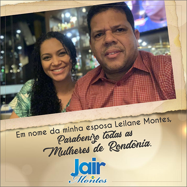 Mensagem do deputado Jair Montes