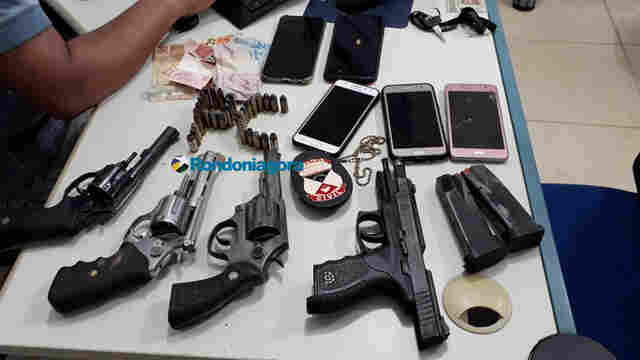 Polícia Civil prende quadrilha com quatro armas após intensa fuga na BR-364