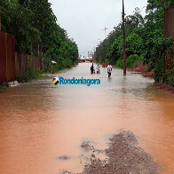 Vídeo: Estrada do Belmont continua alagada pelo Rio Madeira e dificulta acesso