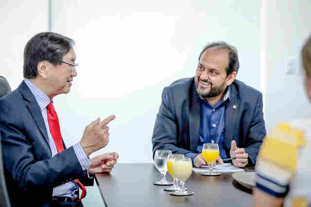 Laerte Gomes discute acordos e investimentos com presidente da Câmara de Comércio e Indústria Brasil China