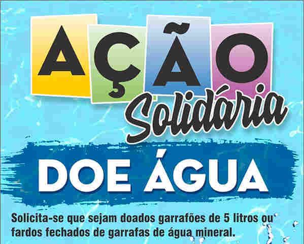 Rotary Club lança campanha e pede doação de água para atingidos pela enchente