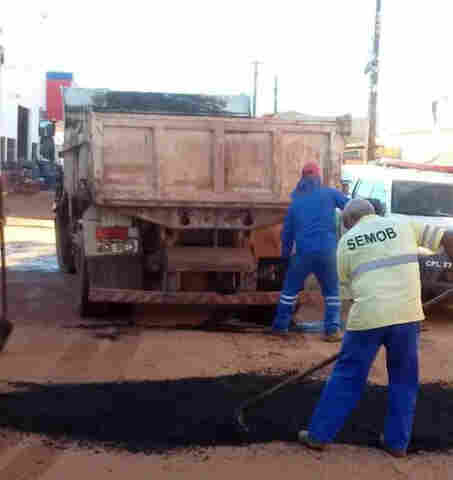 Suop continua com o programa de tapa buracos em Porto Velho
