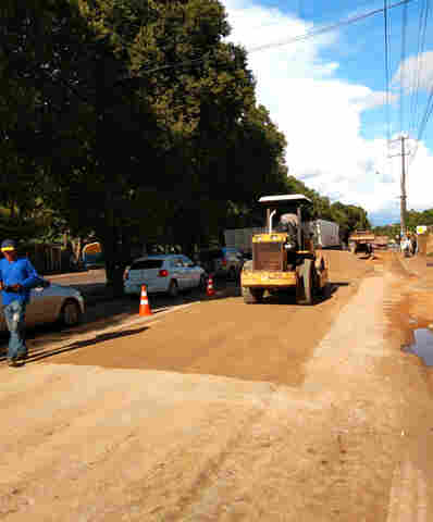 BR-319, em Porto Velho, recebe operação tapa-buracos do Dnit
