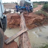 Sedam e Ibama avaliam impactos causados por rompimento de barragem em Machadinho