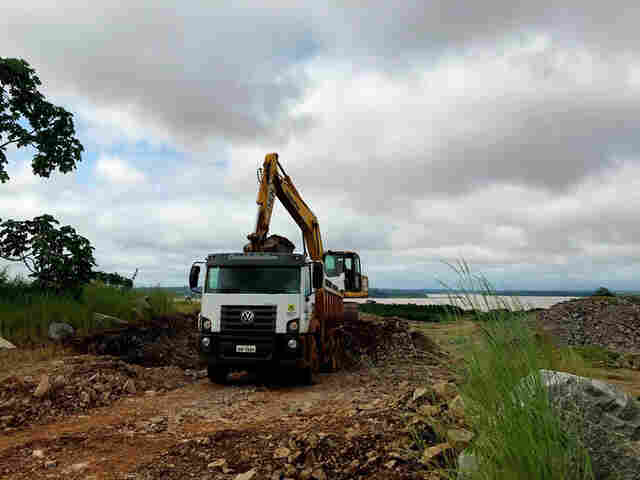 Parte da Estrada do Belmont será recuperada com rochas da época da construção da Usina Santo Antônio