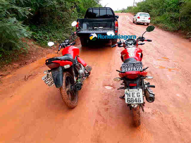 Motos roubadas no final de semana são localizadas pela Delegacia Especializada em Furtos e Roubos de Veículos