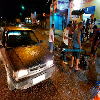 Sargento da PM fica com fratura exposta, após grave acidente na Capital