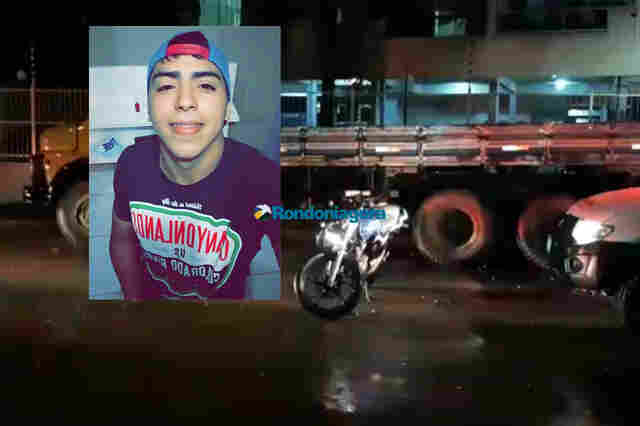 Motociclista morre após bater na traseira de caminhão em Porto Velho