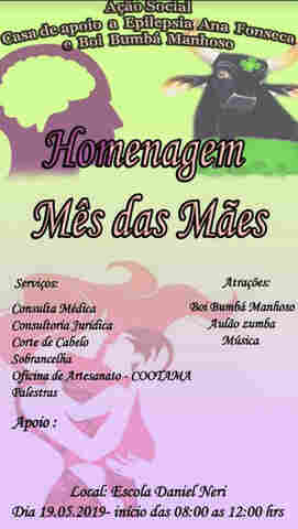 Ação em homenagem às mães leva atendimentos em saúde e apresentações culturais à Zona Leste