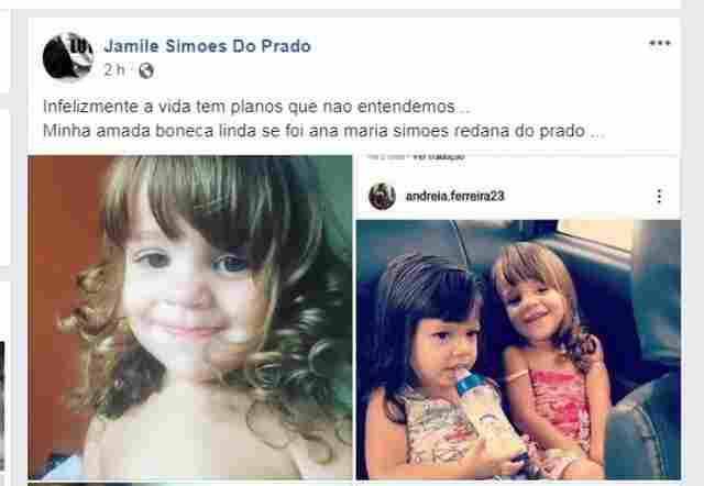 Confirmada morte da menina de 4 anos atropelada no Bairro Novo, na Capital