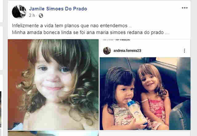 Mãe informa morte da menina atropelada no Bairro Novo; hospital ainda não confirma