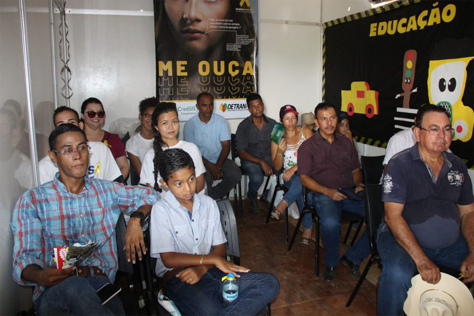 Detran realiza ações de educação de trânsito na Rondônia Rural Show em Ji-Paraná