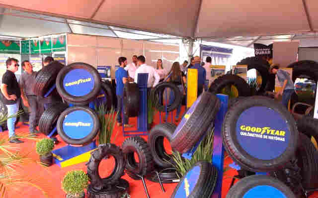 Pneus com tecnologia LSW pela primeira vez em Rondônia no stand da Pemaza