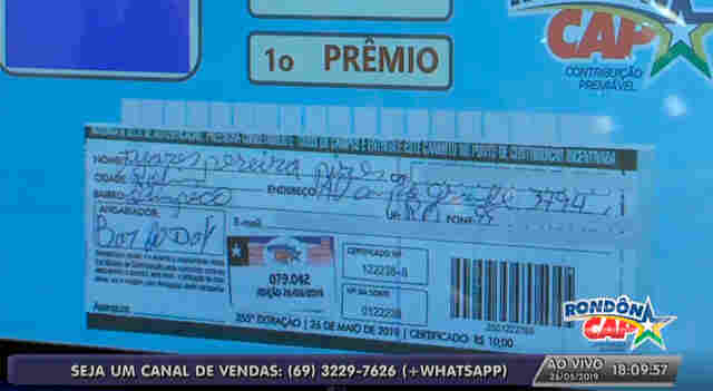 Melhores momentos do sorteio do Rondoncap no domingo 26 de maio