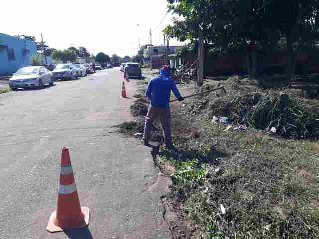 Região central de Porto Velho recebe trabalhos de limpeza