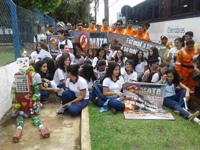 Escola Murilo Braga conquista prêmio nacional com o Projeto Sr. Poluição