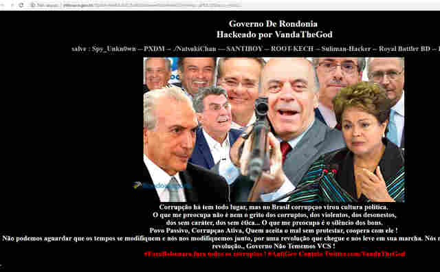 Hacker invade 24 sites do Governo de Rondônia; até Infovia foi hackeada