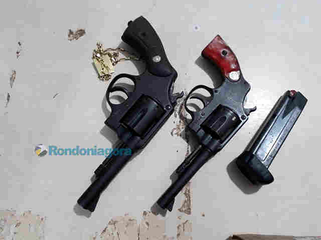 Trio é preso com armas em Porto Velho