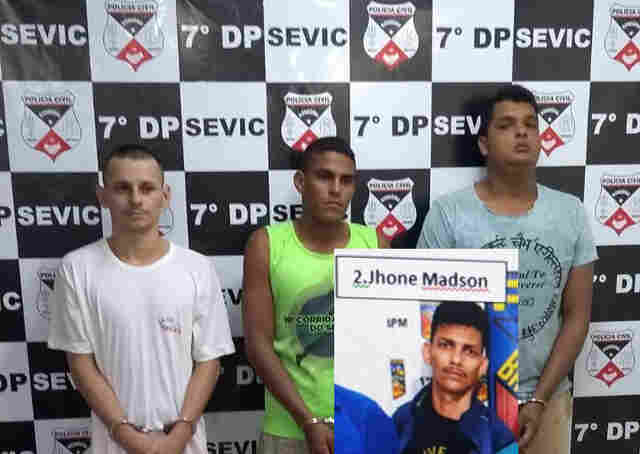 Polícia prende acusados de furto e divulga foto de foragido