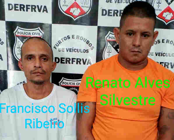 Presos mais dois perigosos assaltantes envolvidos com roubo de carros