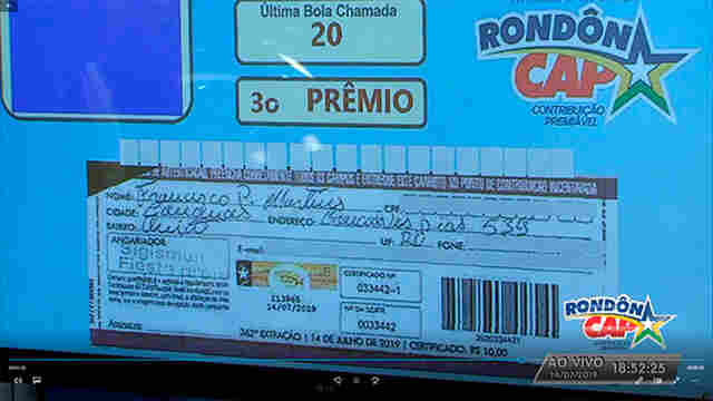 Melhores momentos do sorteio do Rondoncap no domingo, 14 de julho