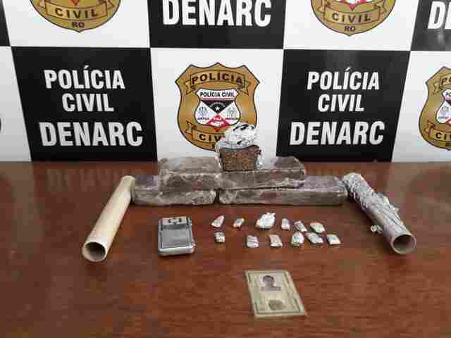 Denarc prende traficante com dois quilos de maconha