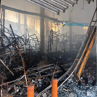 Vídeos e fotos: o que restou do prédio da Rondobras após o grande incêndio de sábado