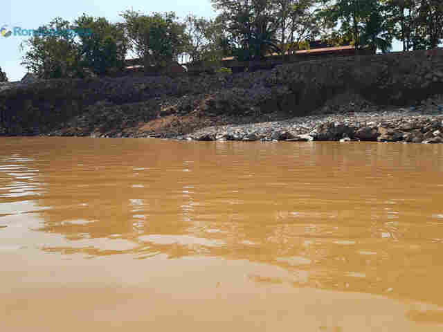 Defesa Civil faz alerta para população manter distância de obras do enrocamento na Madeira Mamoré