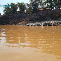 Defesa Civil faz alerta para população manter distância de obras do enrocamento na Madeira Mamoré